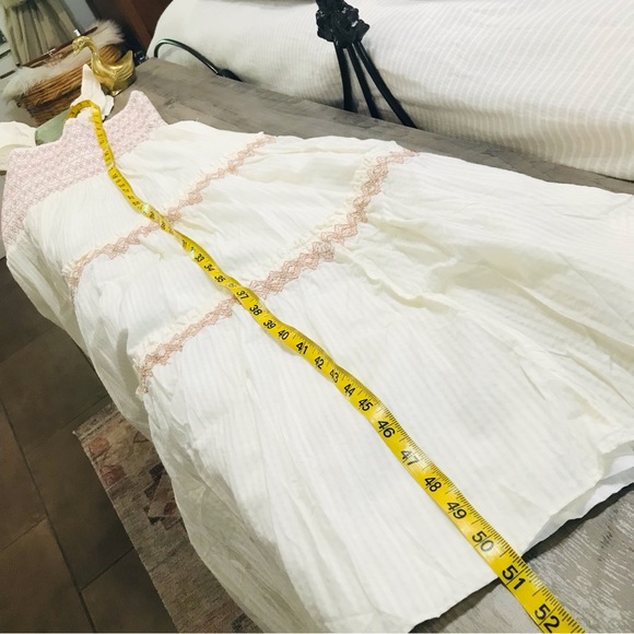 Madewell LUCIE Smocked Tiered MIDI Dress Sz L - Picture 13 of 15